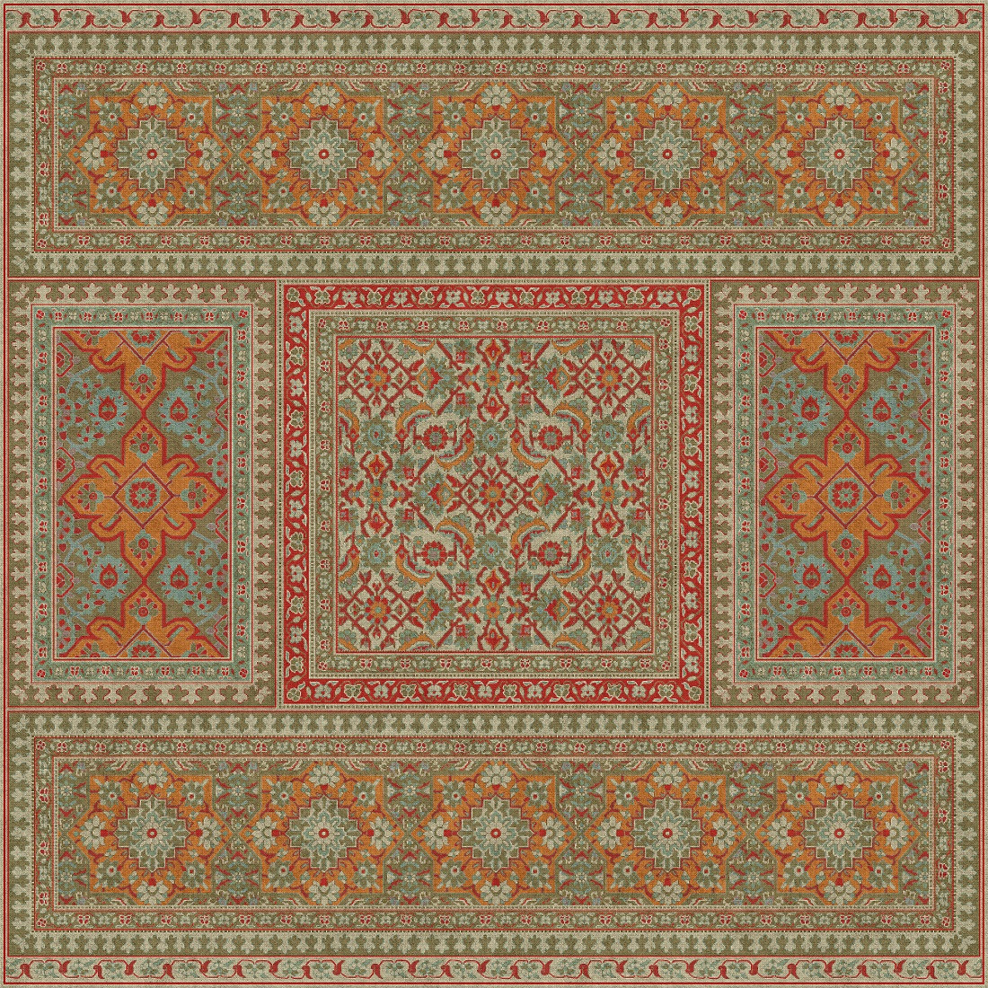 Biltmore Maison Tapis Roussillon - vinyl floor cloth sizes 60x60, 72x72