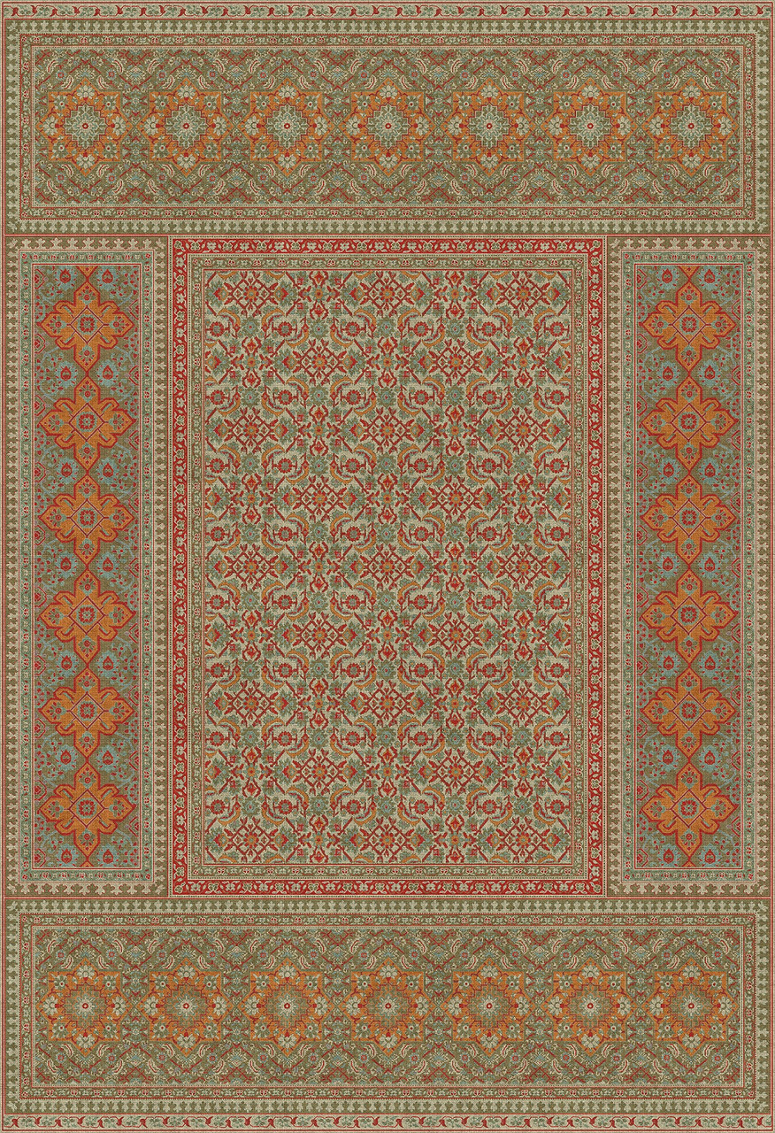 Biltmore Maison Tapis Roussillon - vinyl floor cloth sizes 96x140, 120x175