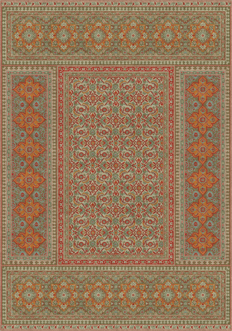 Biltmore Maison Tapis Roussillon - vinyl floor cloth size 84x120