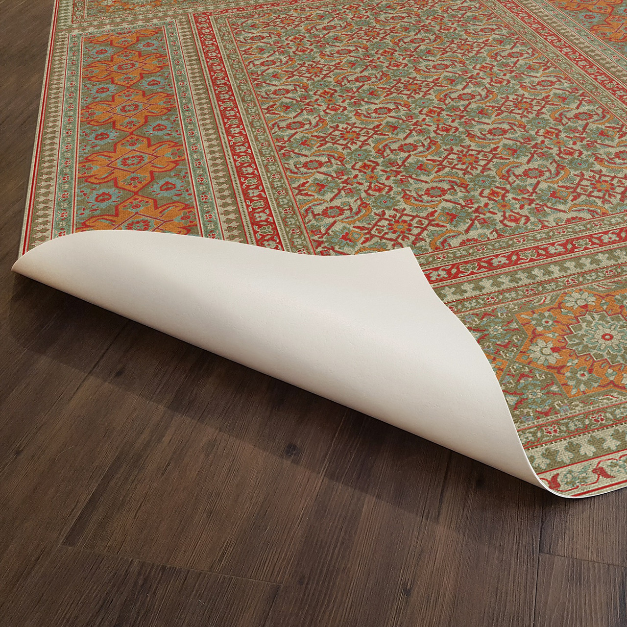 Biltmore Maison Tapis Roussillon - vinyl floor cloth underside 