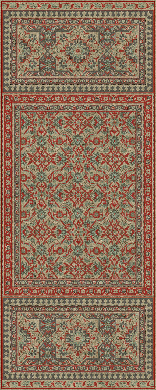 Biltmore Maison Tapis Vezelay - vinyl floor cloth sizes 30x75, 36x90