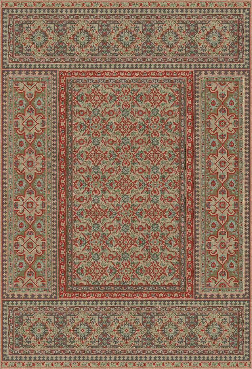 Biltmore Maison Tapis Vezelay - vinyl floor cloth sizes 52x76, 72x108