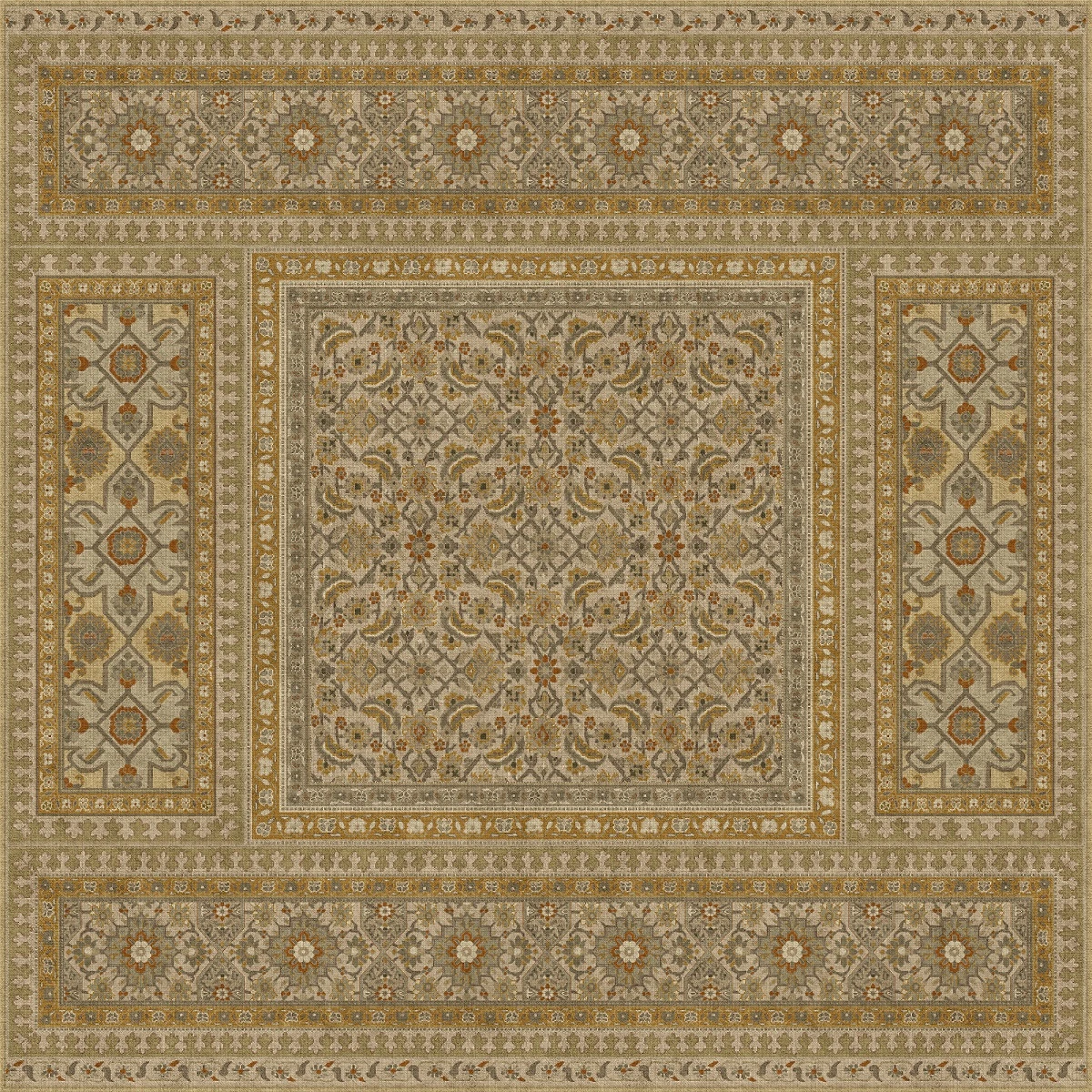 Biltmore Maison Tapis Villandry - vinyl floor cloth size 72x72
