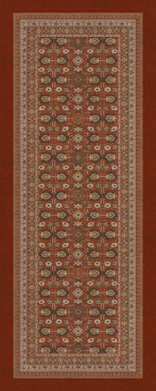 Biltmore Promenade A Global Journey - vinyl floor cloth sizes 30x75, 36x02