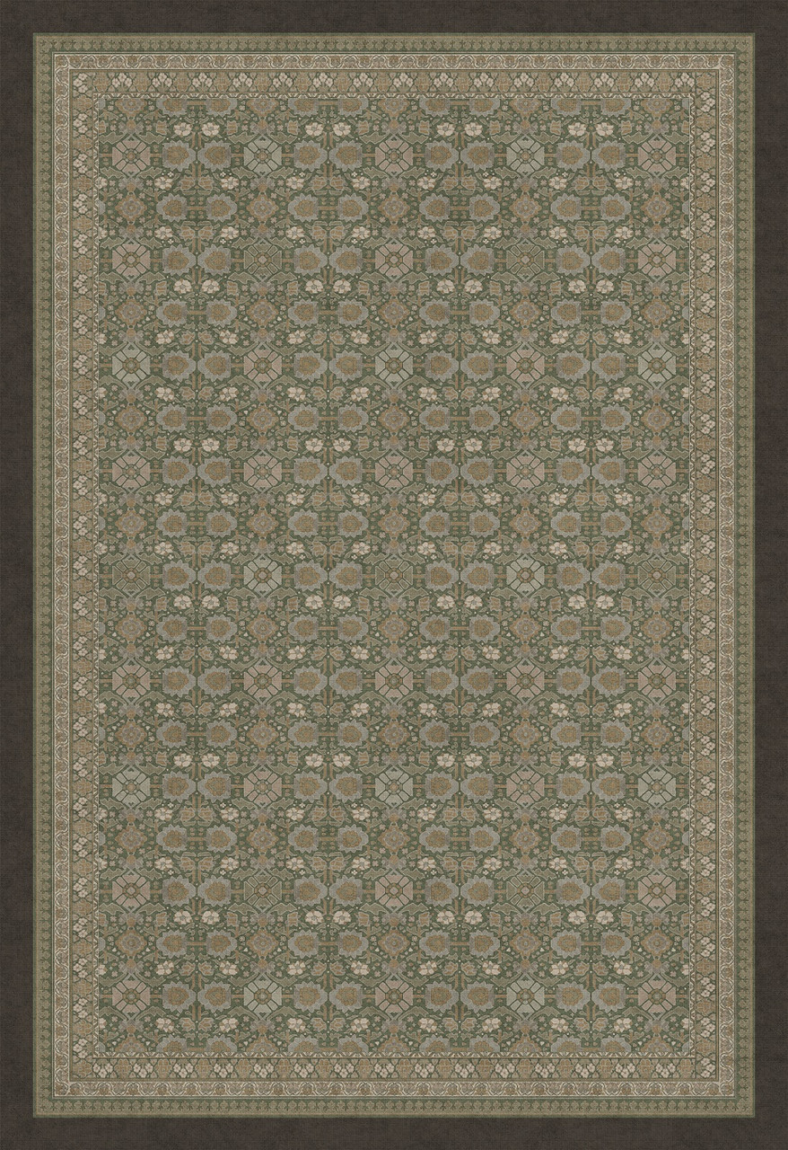 Biltmore Promenade Aurora - vinyl floor cloth sizes 96x140, 120x175