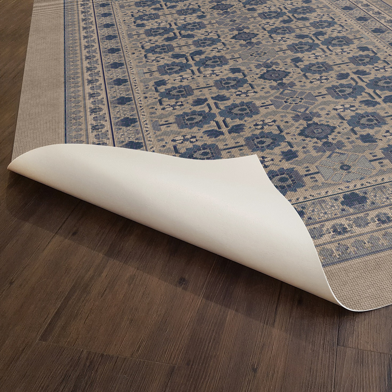 Biltmore Promenade Blue Ridge View - vinyl floor cloth underside