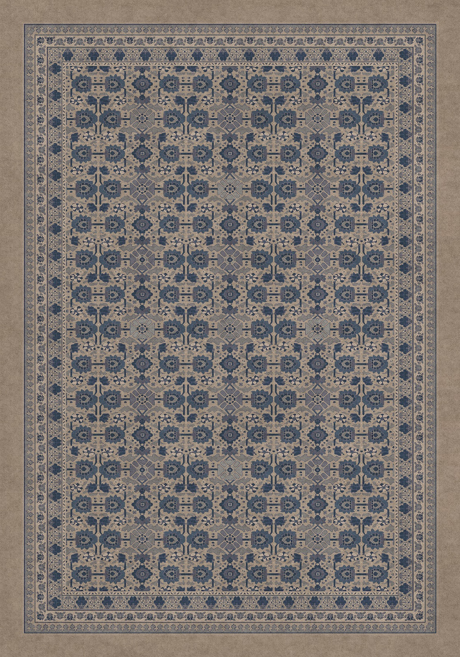 Biltmore Promenade Blue Ridge View - vinyl floor cloth size 84x120