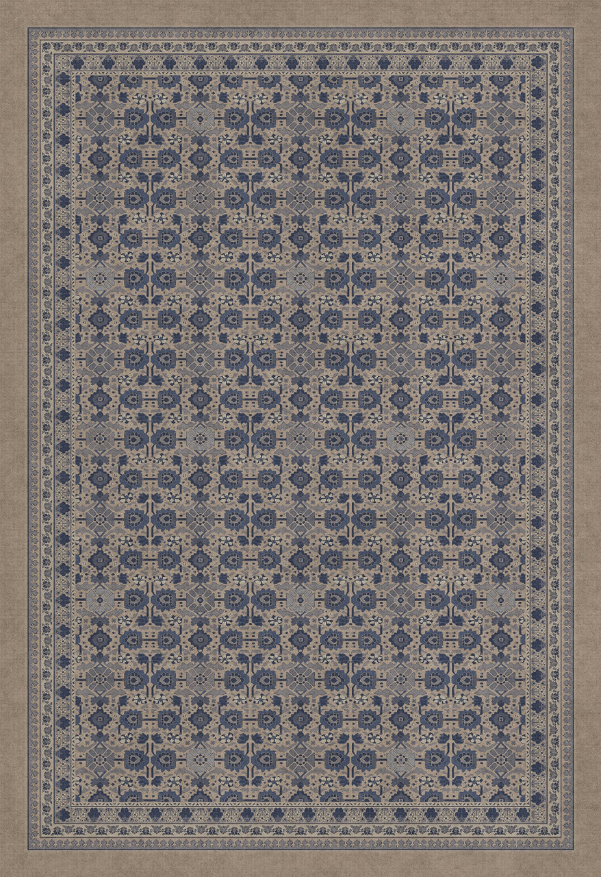 Biltmore Promenade Blue Ridge View - vinyl floor cloth sizes 96x140, 120x175