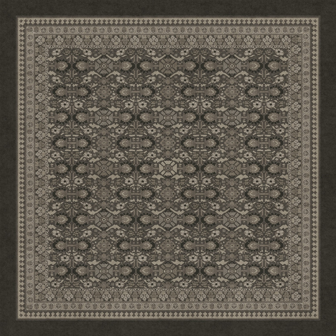 Biltmore Promenade Secluded Valley - vinyl floor cloth size 84x84