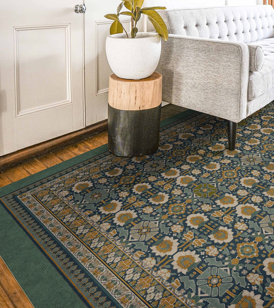 Biltmore Promenade Striking Flora - vinyl floor cloth