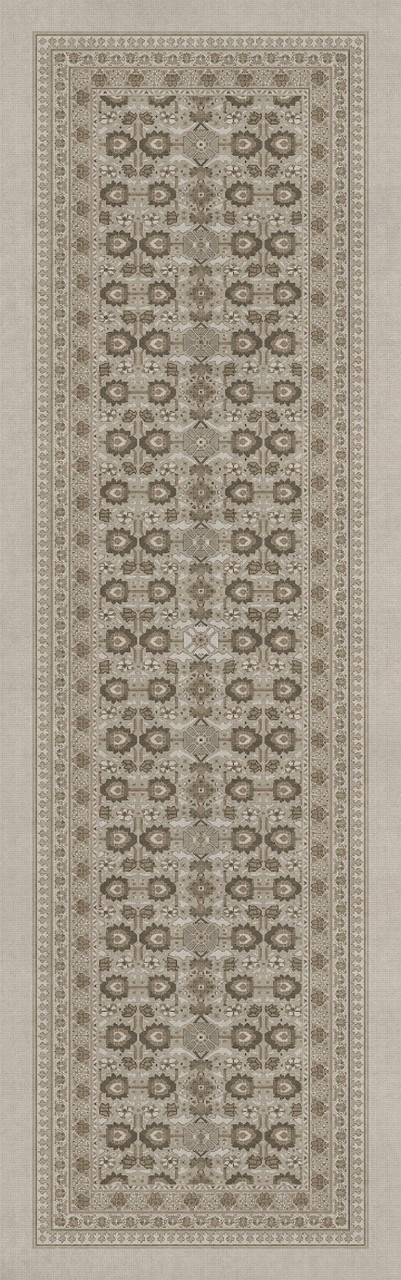 Biltmore Promenade Winter Garden - vinyl floor cloth sizes 24x77, 36x115