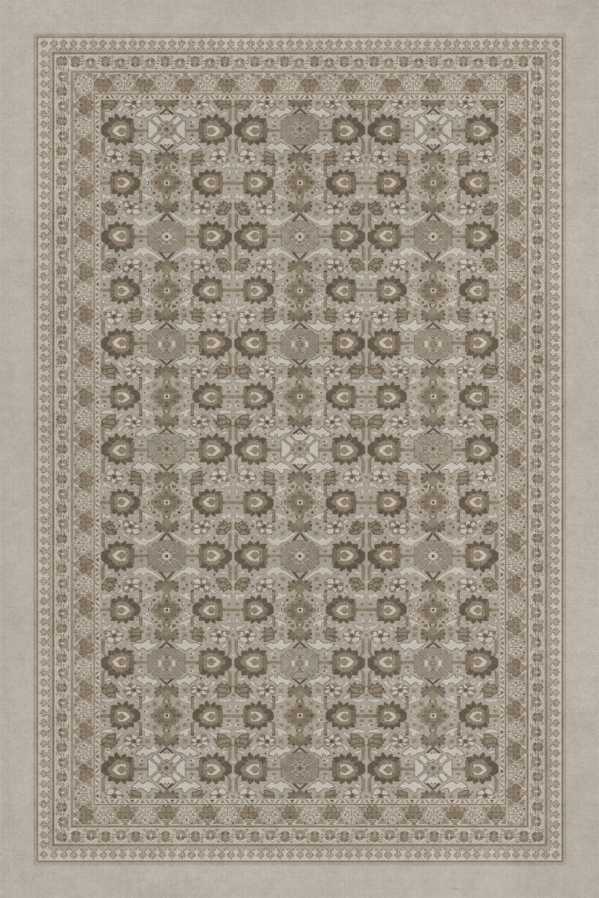 Biltmore Promenade Winter Garden - vinyl floor cloth sizes 52x76, 72x108