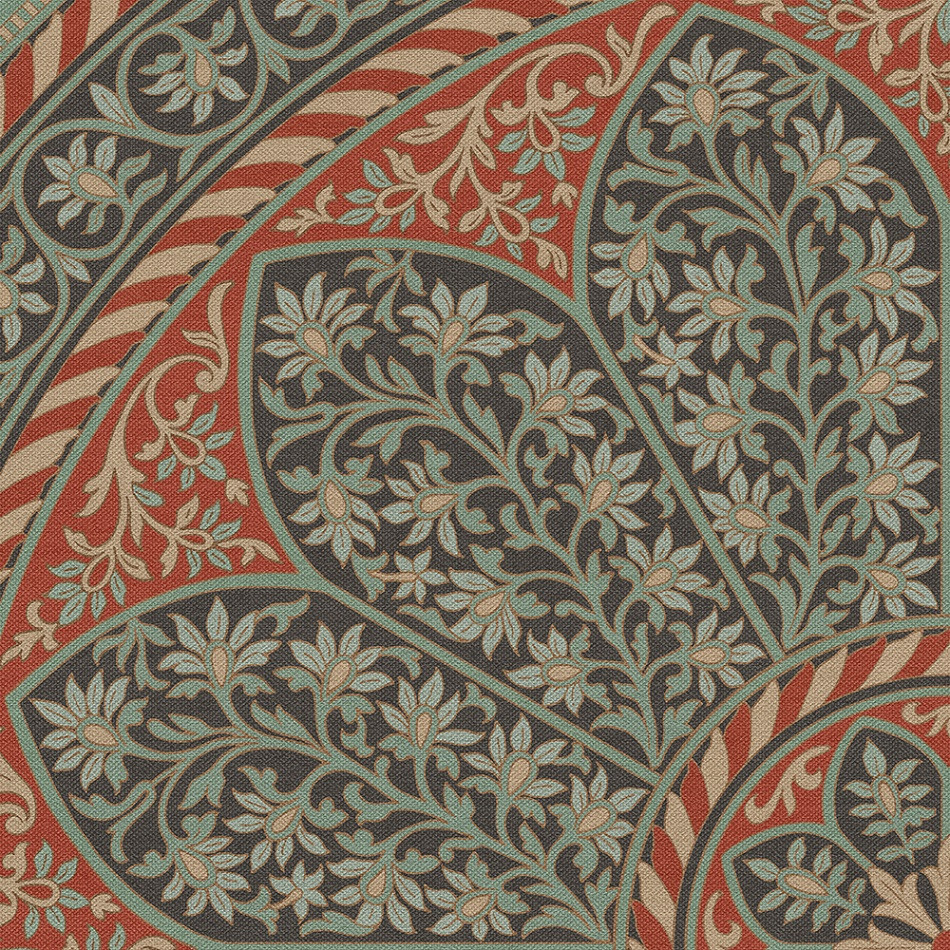 Estate Tracery Evening Loggia - half round vinyl floor cloth detail