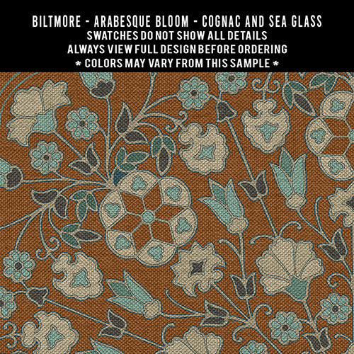 cognac and sea glass 