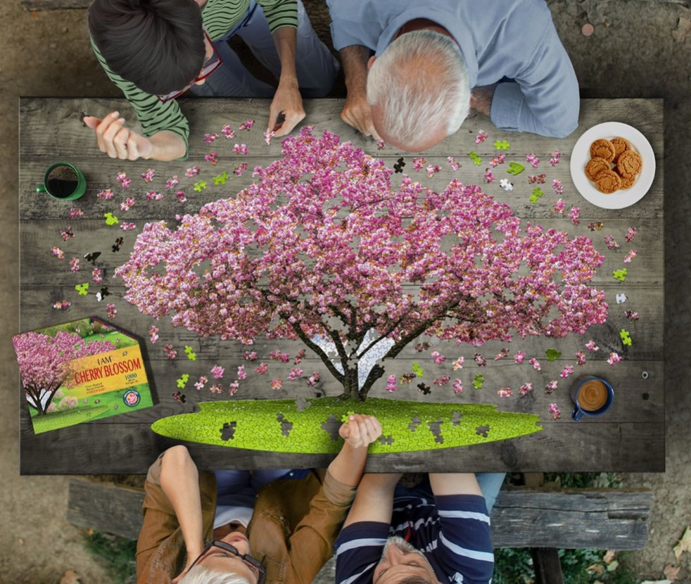 I Am Cherry Blossom 1000 piece puzzle mad capp