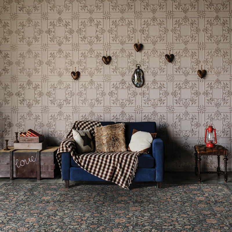 Thistle_B vinyl floor mat rug