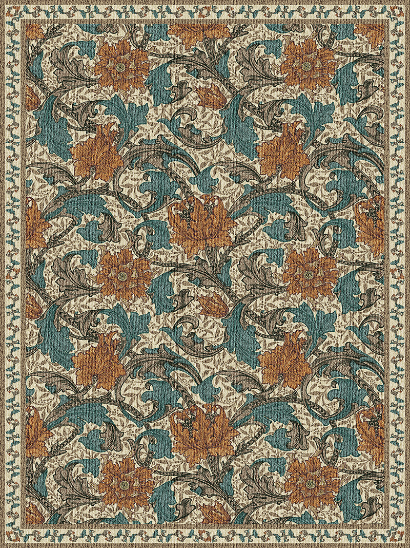 Adama Eglantine_N vinyl floor mat rug