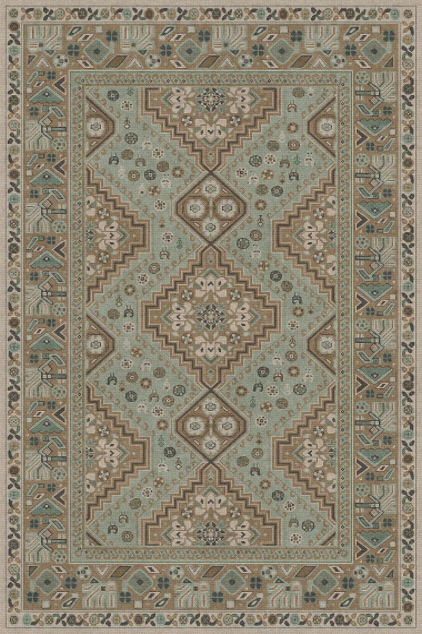 Biltmore Grand Estate The Observatory - vinyl floor cloth sizes 20x30, 24x36, 30x44, 38x56