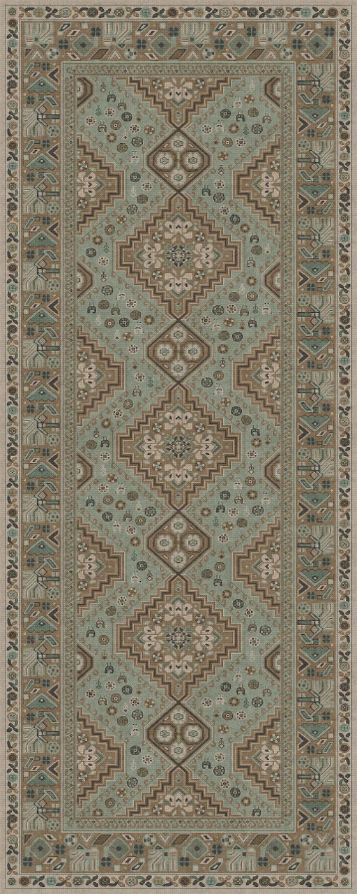Biltmore Grand Estate The Observatory - vinyl floor cloth sizes 36x90, 30x75