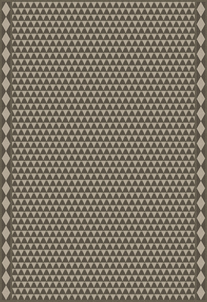 Triangular Chain of Fortresses - vinyl floor cloth 84x120