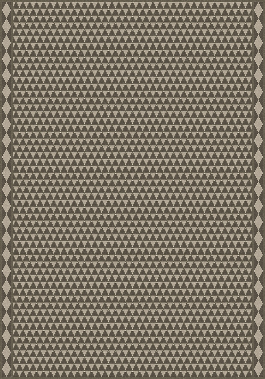 Triangular Chain of Fortresses - vinyl floor cloth 70x102