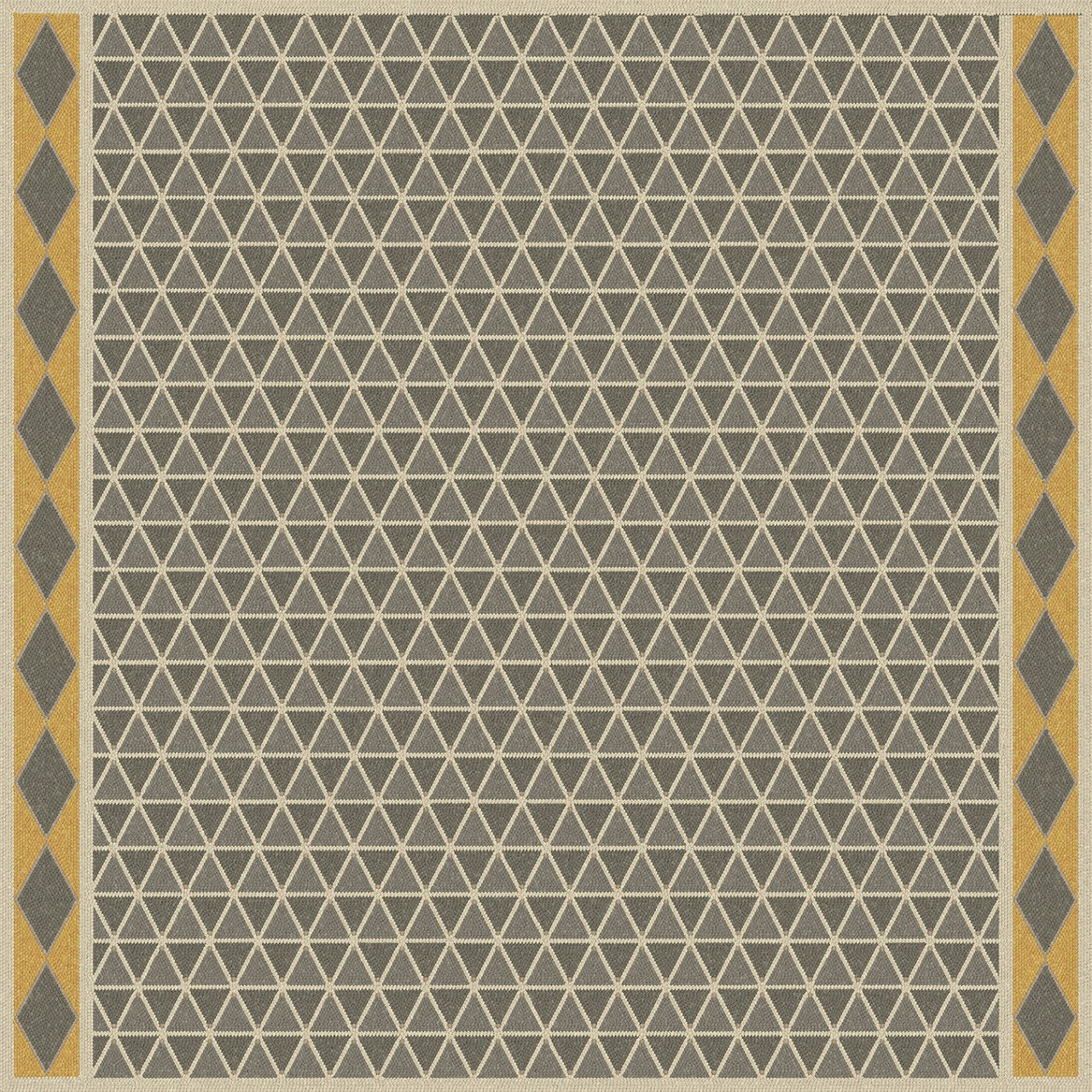 Triangular Mineral Sword - vinyl floor cloth 48x48
