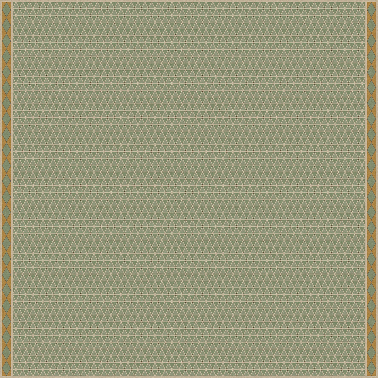 Triangular Safe Harbour - vinyl floor cloth 120x120