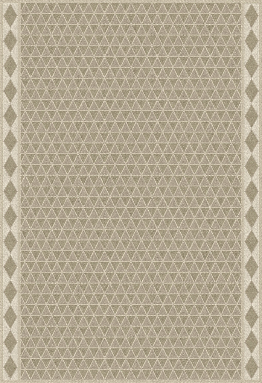 Triangular Stone Altar - vinyl floor cloth 52x76