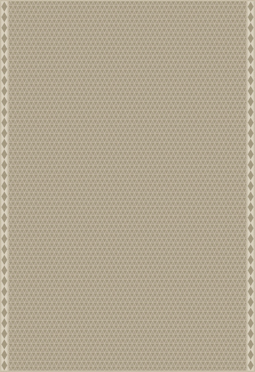 Triangular Stone Altar - vinyl floor cloth 120x175
