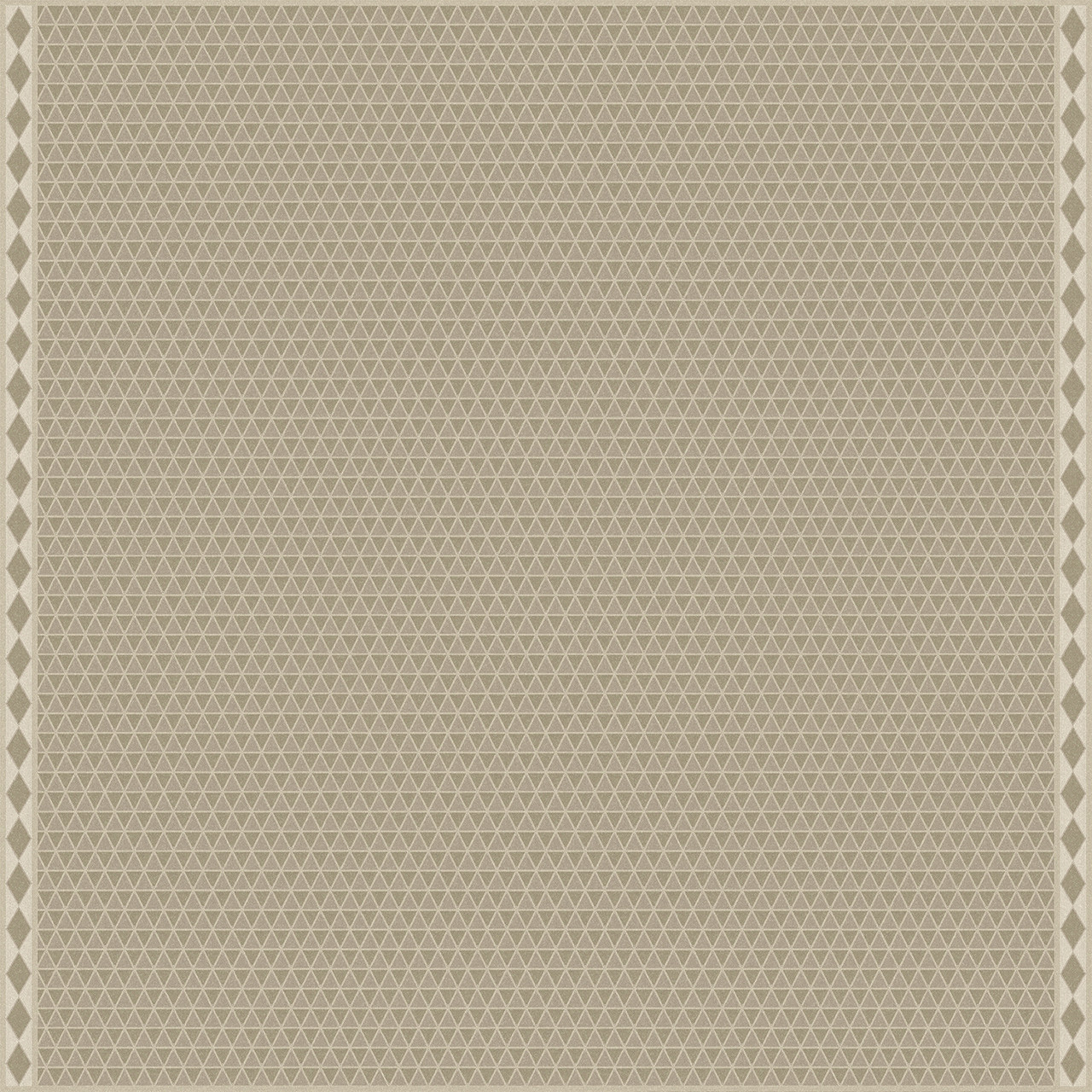 Triangular Stone Altar - vinyl floor cloth 120x120