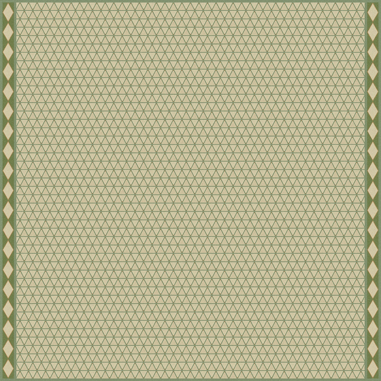 Triangular The Odyssey of Realms - vinyl floor cloth 96x96