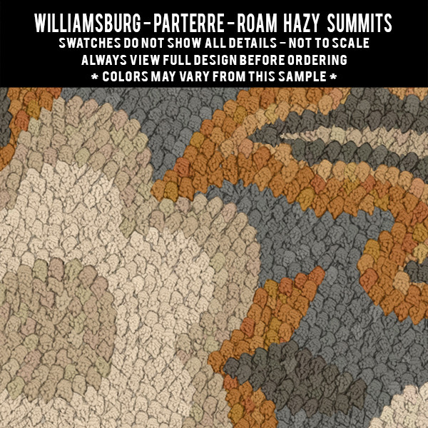 Parterre Roam Hazy Summit- vinyl floor cloth swatch sample