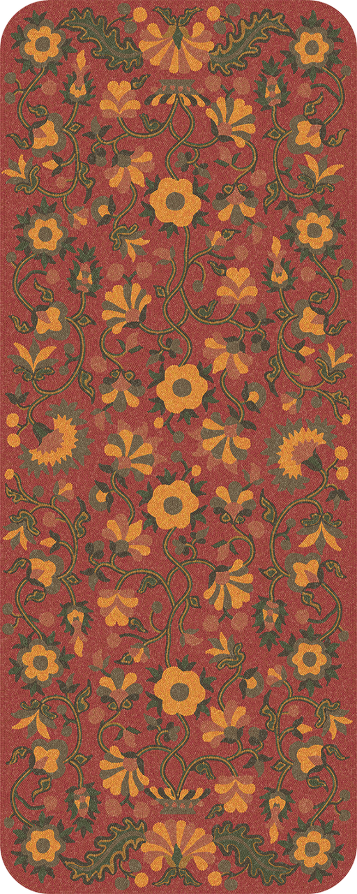 Parterre The Festive Dance - vinyl floor cloth 30x75, 36x90