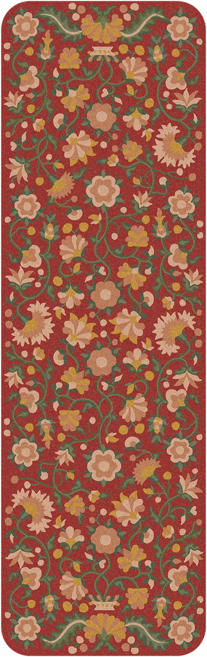 Parterre The Tempest Bend- vinyl floor cloth 24x77, 30x96, 36x115