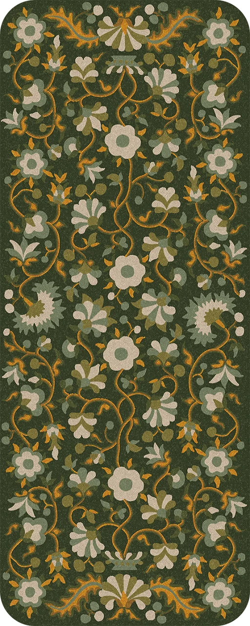 Parterre What Nature Sketched - vinyl floor cloth 30x75, 36x90