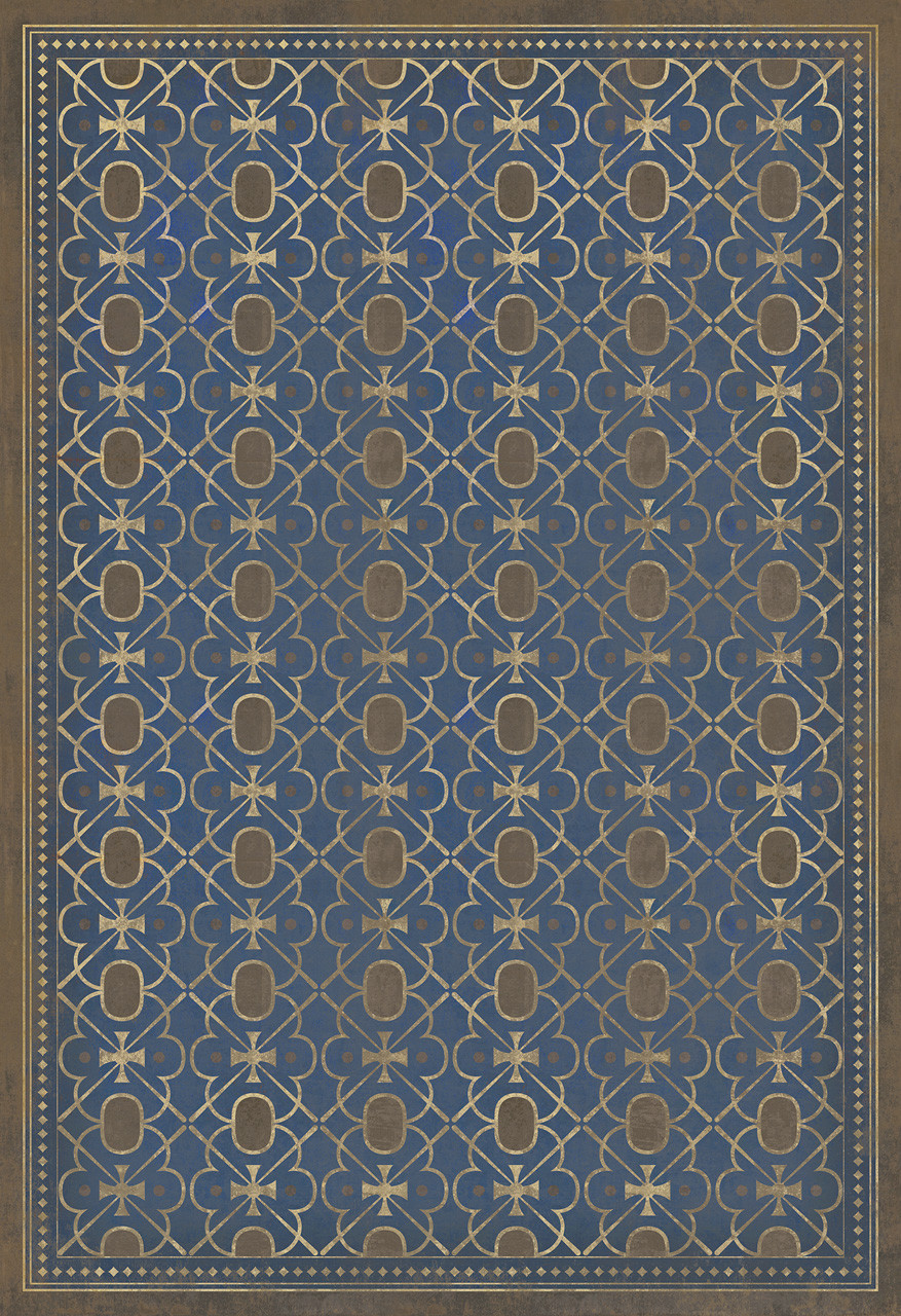 Classic Pattern 5 Inspector Lestrade - vinyl floor cloth sizes 96x140, 120x175