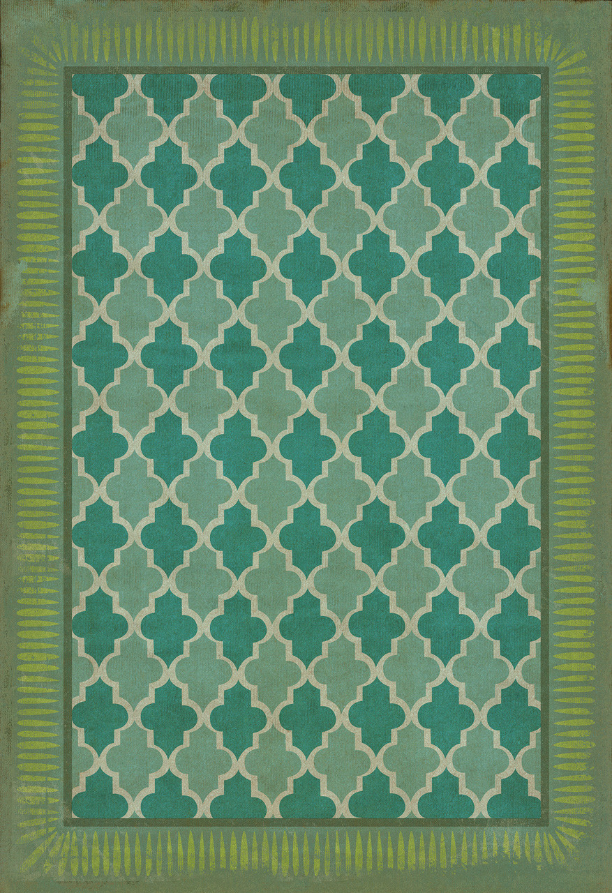 Classic Pattern 10 Aladdin - vinyl floor cloth sizes 96x140, 120x175