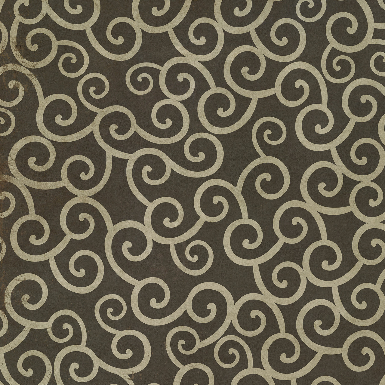 Classic Pattern 4 It Was a Dark and Stormy Night (distressed)- vinyl floor cloth size 84x84