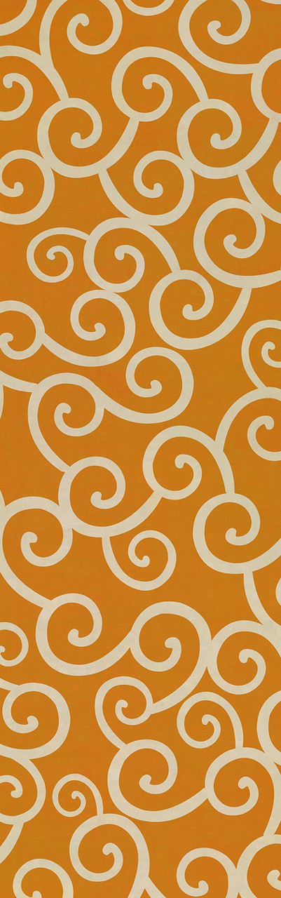 Classic Pattern 4 Salt Water Taffy (lightly distressed) - vinyl floor cloth sizes 26x83, 36x115