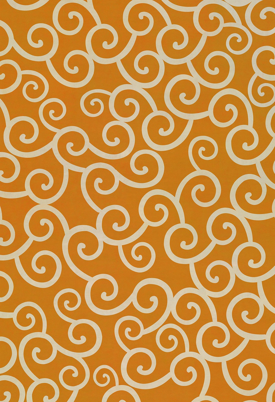 Classic Pattern 4 Salt Water Taffy (lightly distressed) - vinyl floor cloth sizes 52x76, 70x102