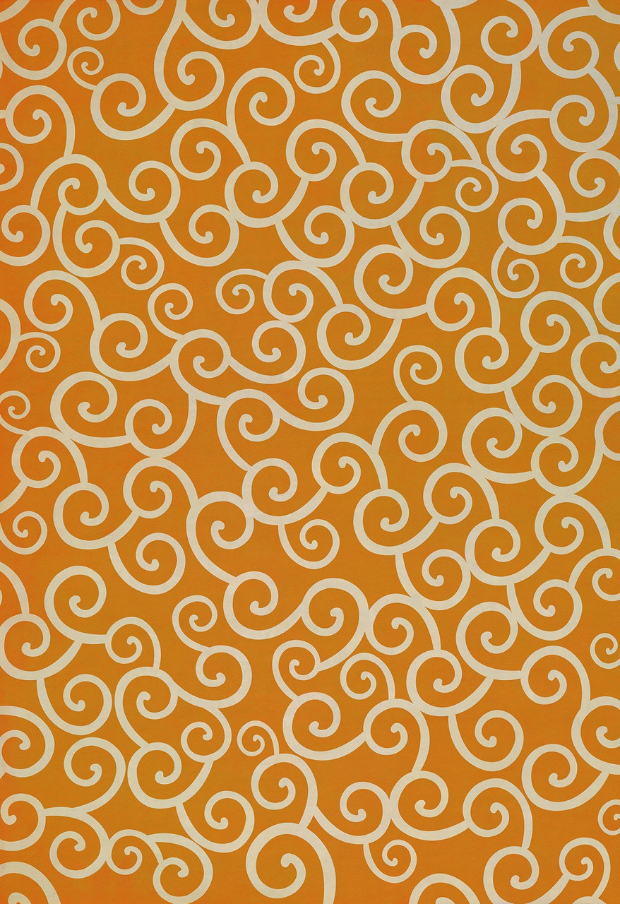 Classic Pattern 4 Salt Water Taffy (lightly distressed) - vinyl floor cloth sizes 96x140, 120x175