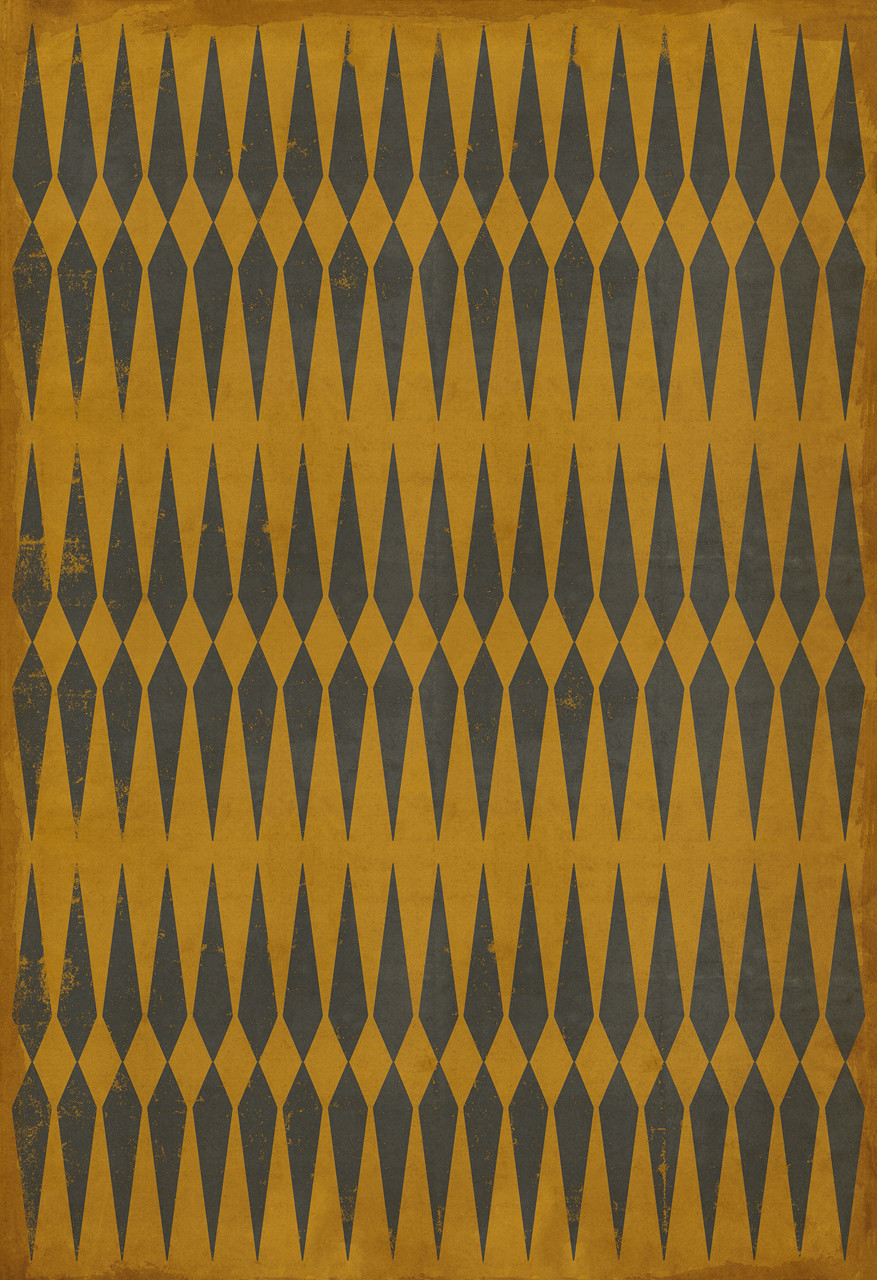 Classic Pattern 8 Good Old Chuck - vinyl floor cloth sizes 96x140, 120x175