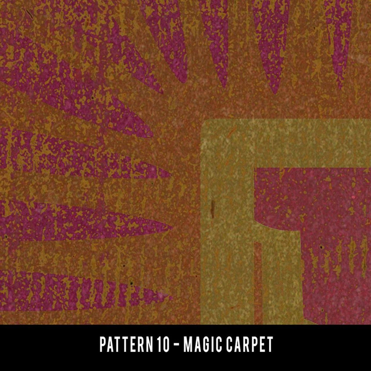 Pattern 10 Magic Carpet - vinyl floor cloth