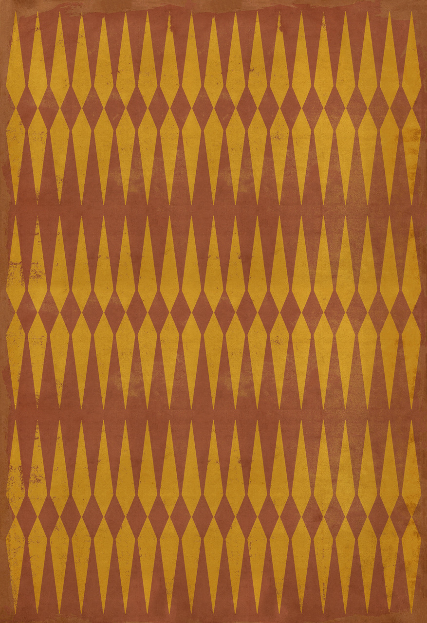 Classic Pattern 8 Mr. Hyde - vinyl floor cloth sizes 84x120, 96x140, 120x175