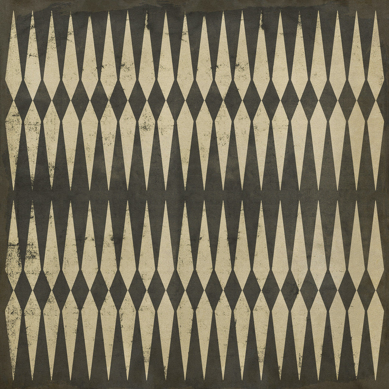 Classic Pattern 8 Backgammon - vinyl floor cloth sizes, all square sizes