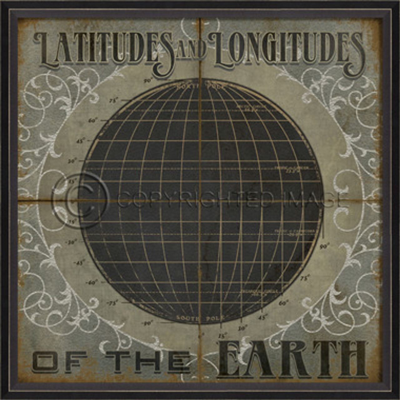 latitudes wall art