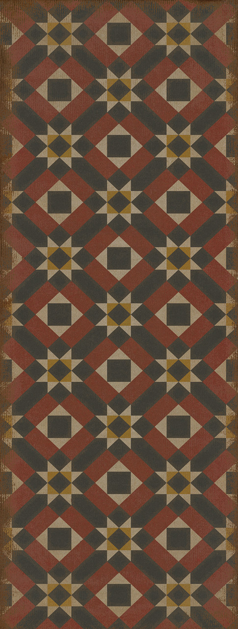 Classic Pattern 14 Great Expectations - vinyl floor cloth size 36x95