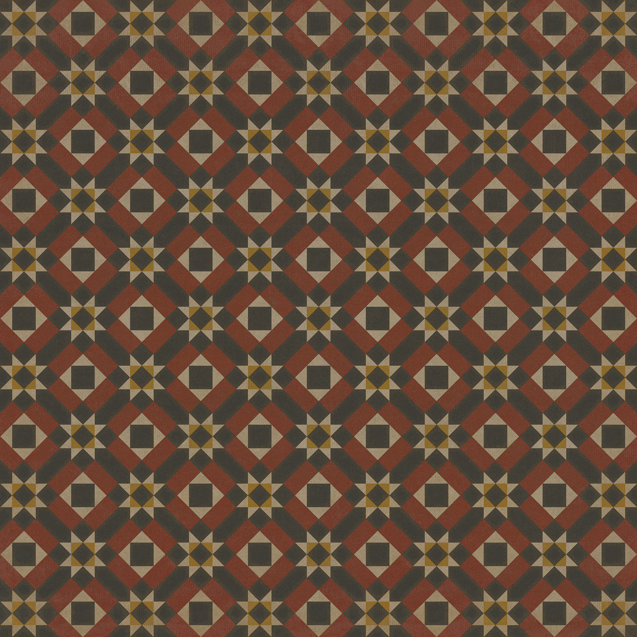 Classic Pattern 14 Great Expectations - vinyl floor cloth sizes 84x84, 96x96, 120x120