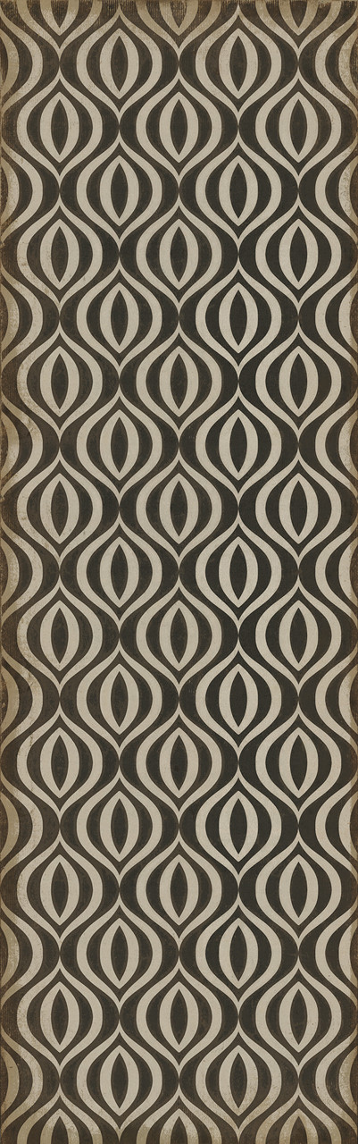 Classic Pattern 15 Istanbul - vinyl floor cloth sizes 26x83, 36x115
