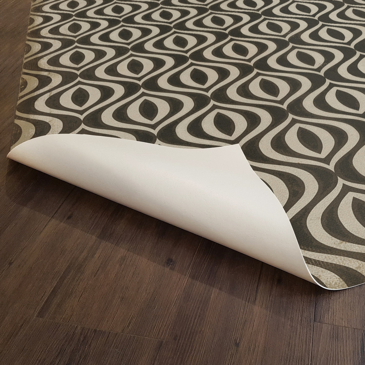 Classic Pattern 15 Istanbul - vinyl floor cloth underside